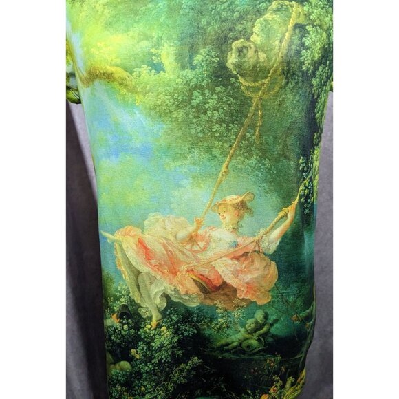 Cacofonia Milano The Swing Art Print Shirt Size Medium - Picture 7 of 9